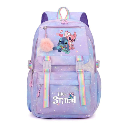 Stitch Backpack Girls Large Capacity