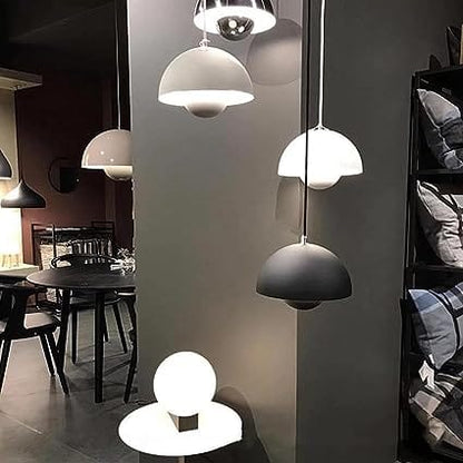 Nordic Macaron 1-Light Pendant Light - Elegant Semicircle Design
