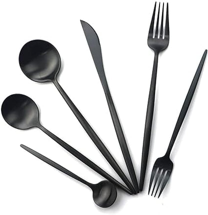 Elegant 36-Piece Minimalist Cutlery Set