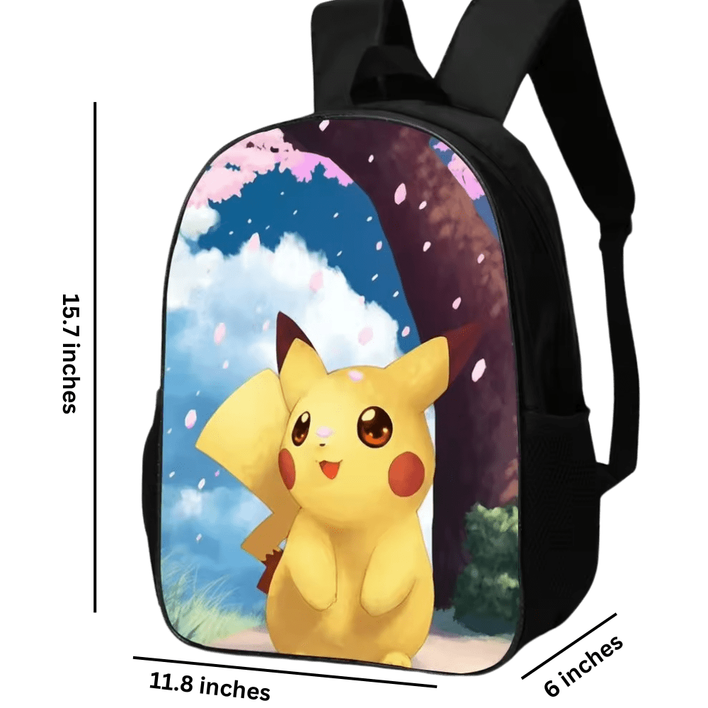 Pokemon Backpack 3-Piece Set for Boys and Girls