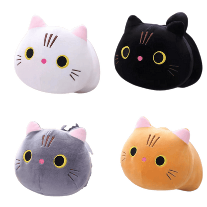 Kawaii Cat Plush Pillow 9.8 in