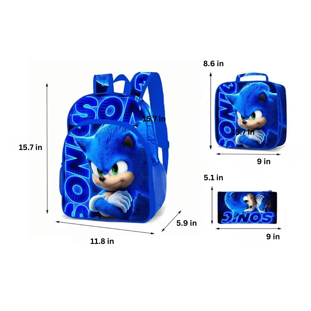 Sonic Backpack and School Accessories