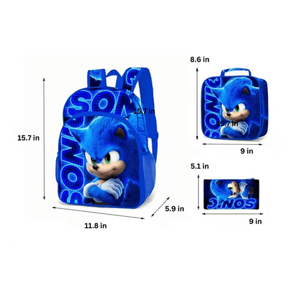 Sonic Backpack and School Accessories