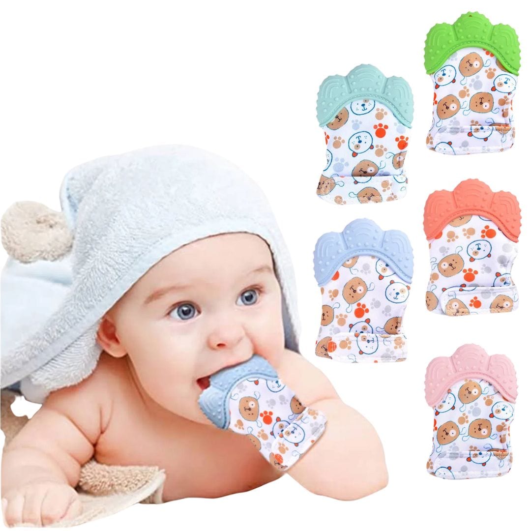 Silicone Baby Teether Mittens