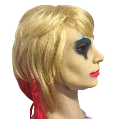 Harley Quinn Women Latex Mask Costume Accessory