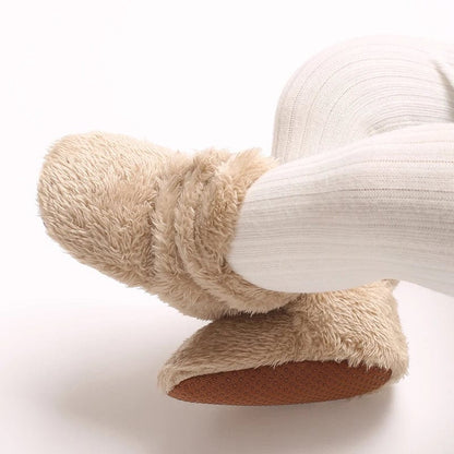 Snowy Snug Baby Booties