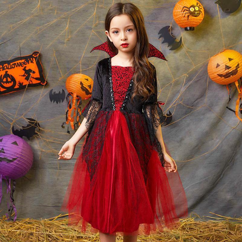 Vampire Costume for Girl Horror Clothes