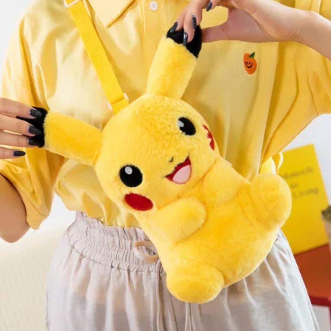 Pikachu Plush Backpack Buddy