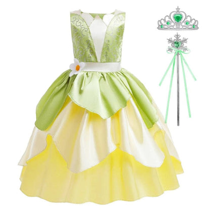 Princess Tiana Fairy Costume Dress