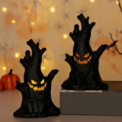 Halloween Decoration LED Ghost Tree Light