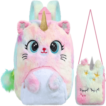 Unicorn Cat Backpack Kawaii Super Soft