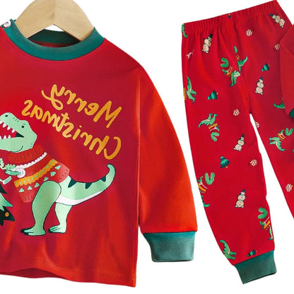 Dinosaur Merry Christmas Pajama Set