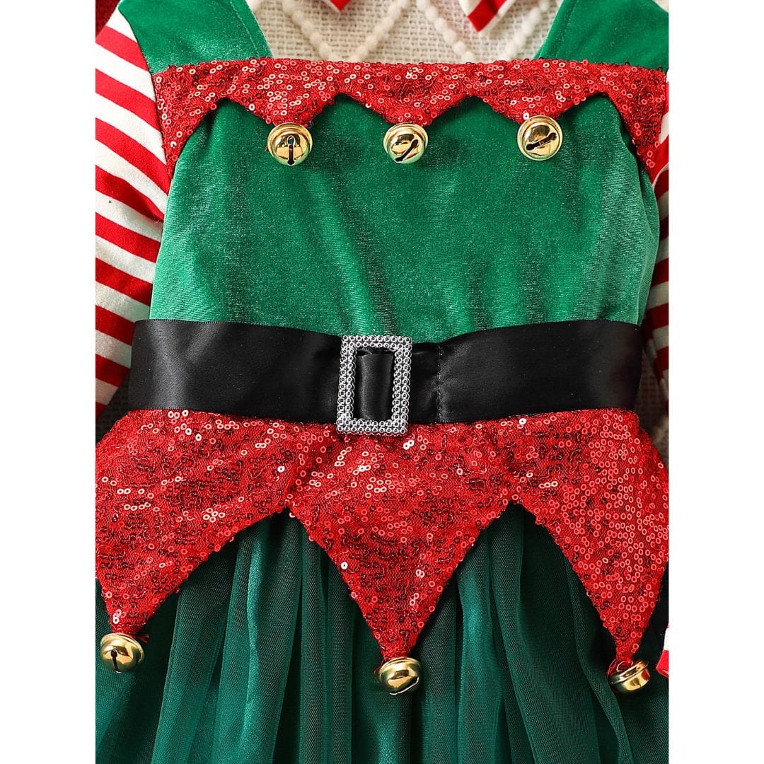 Holiday Elf Sparkle Kids Costume