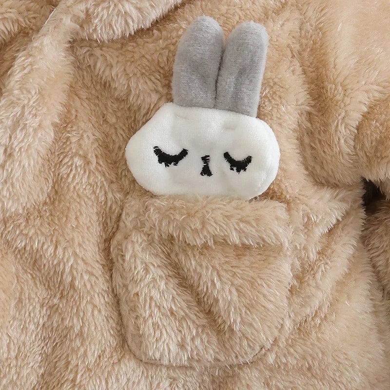 Baby Bunny & Puppy Plush Snowsuit