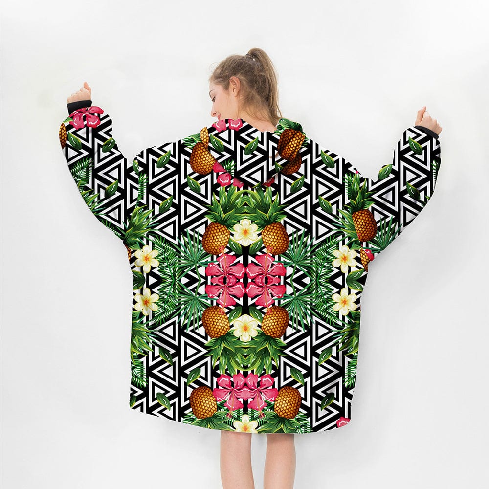 Pineapple Paradise Blanket Hoodie