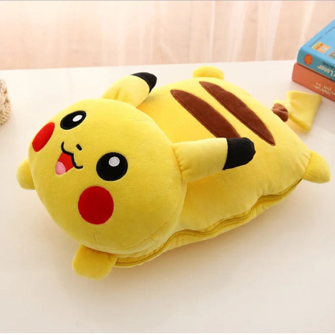 Pikachu Plush 2-in-1 Cozy Blanket Pillow