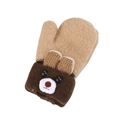 Baby Bear Wool Mittens