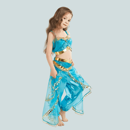 Princess Jasmine Sequined Arabian Costume