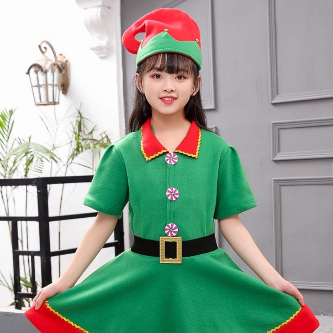 Merry Little Elf Costume for Kids