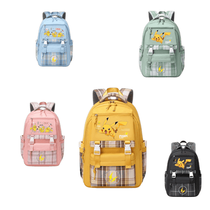 Pokemon Backpack Adjustable Oxford School Bag