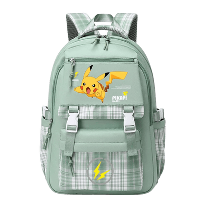 Pokemon Backpack Adjustable Oxford School Bag