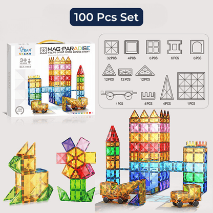 Magnetic Blocks Castle Building Set