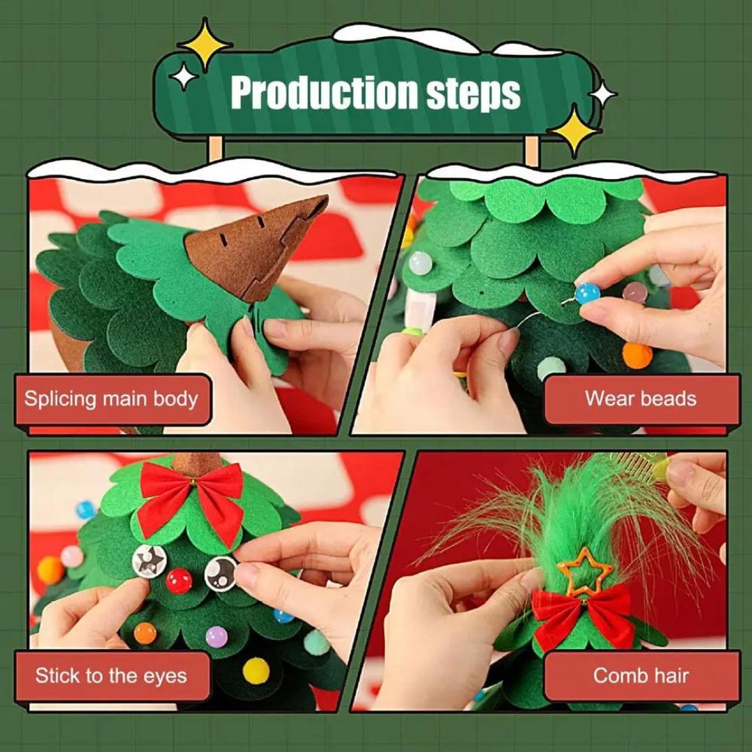 ElfTree Felt Christmas Craft