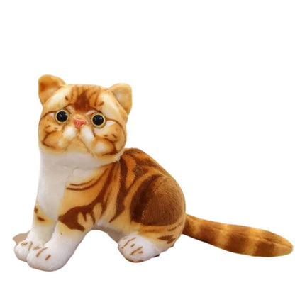 Realistic Tabby Cat Plush