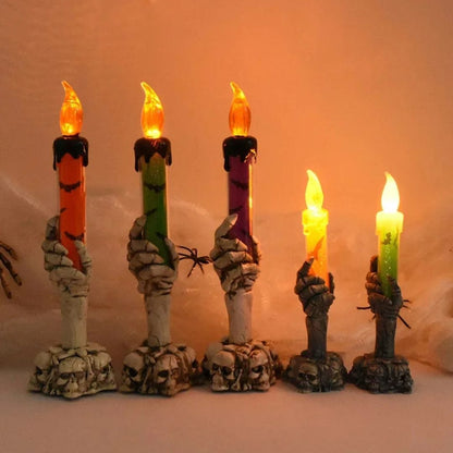 Halloween Decoration Skeleton Hand LED Candle