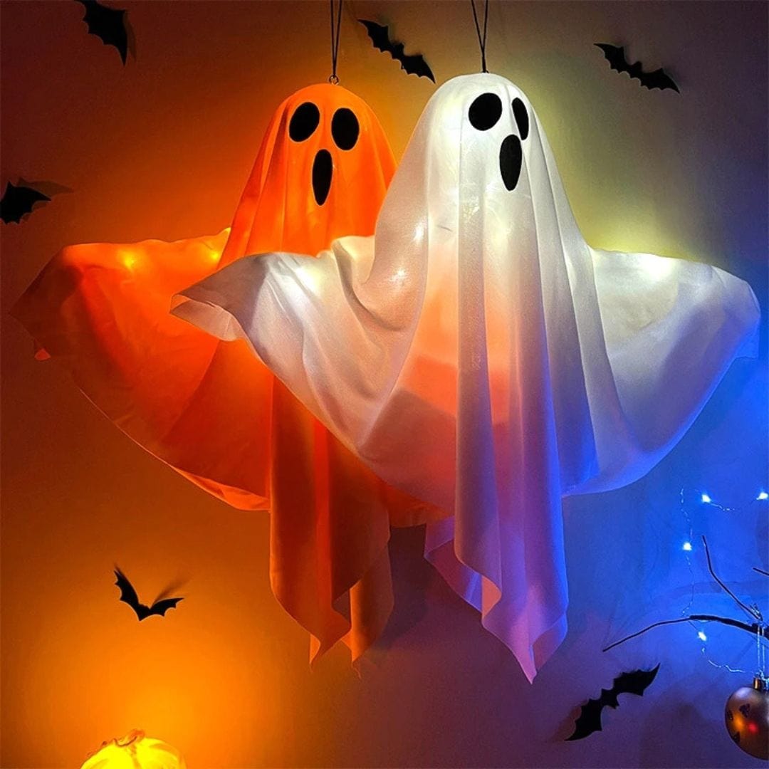 Halloween Decoration LED Hanging Ghost