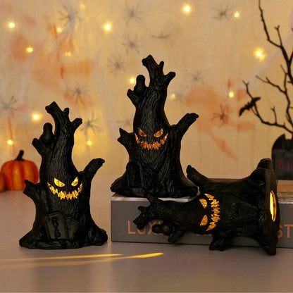 Halloween Decoration LED Ghost Tree Light