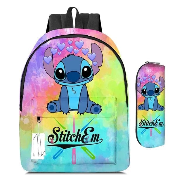 Stitch Backpack Cartoon Animation