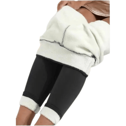 Winter Thicken Fleece Lined Tights High Waist