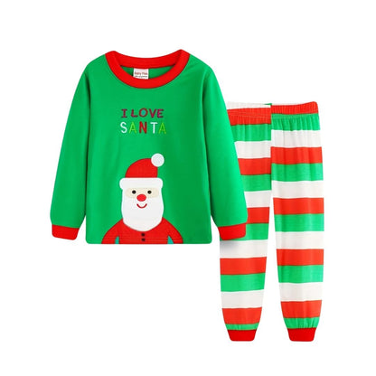 Santa Christmas Pajama Set for Kids