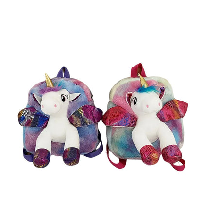 Unicorn Backpack Adorable Cuddly Plush