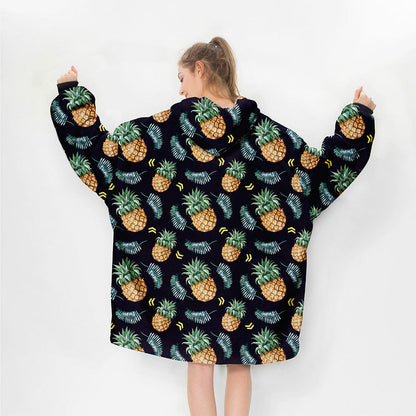 Pineapple Paradise Blanket Hoodie