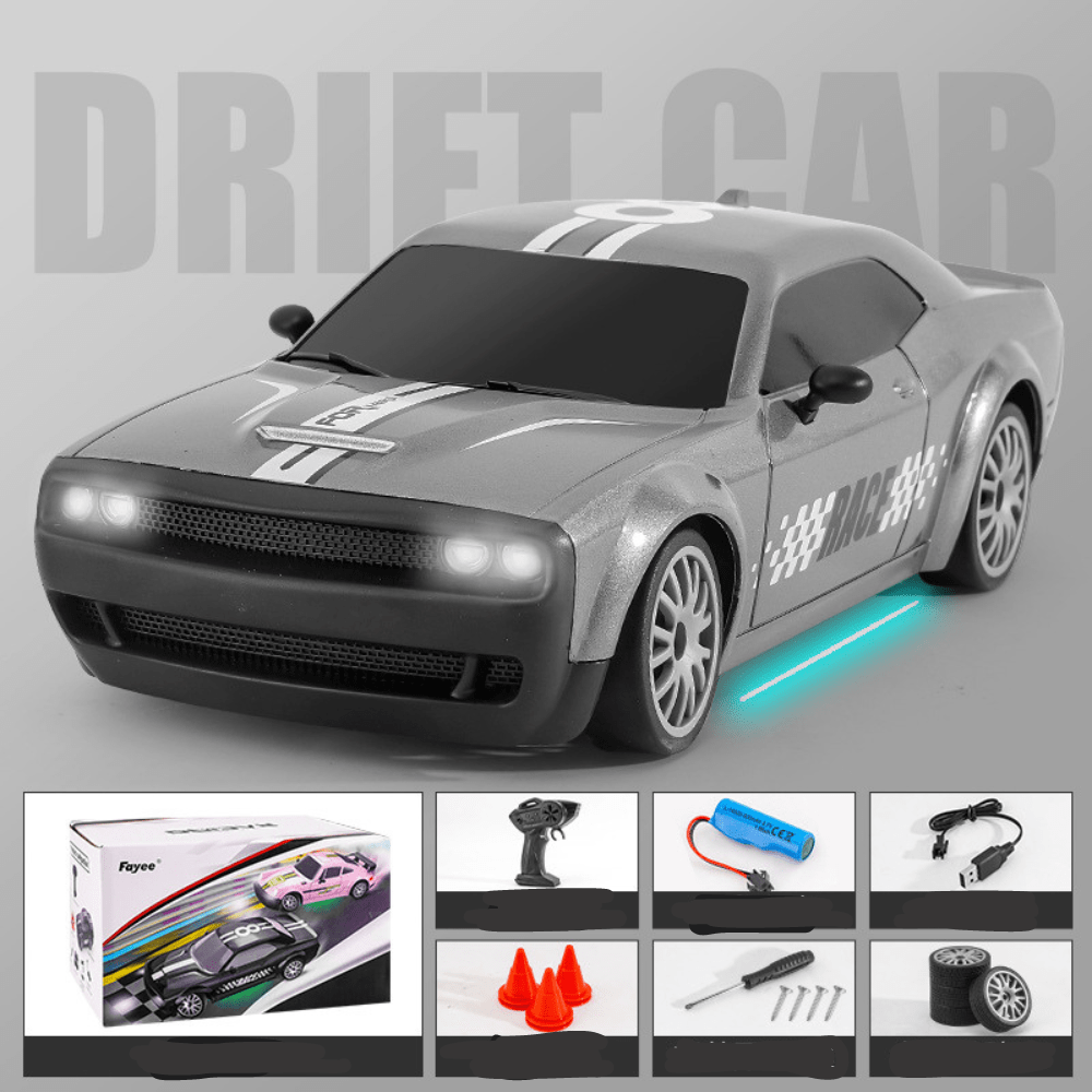 RC Car 1:24 Retro Drift Racer 2.4GHz 4WD