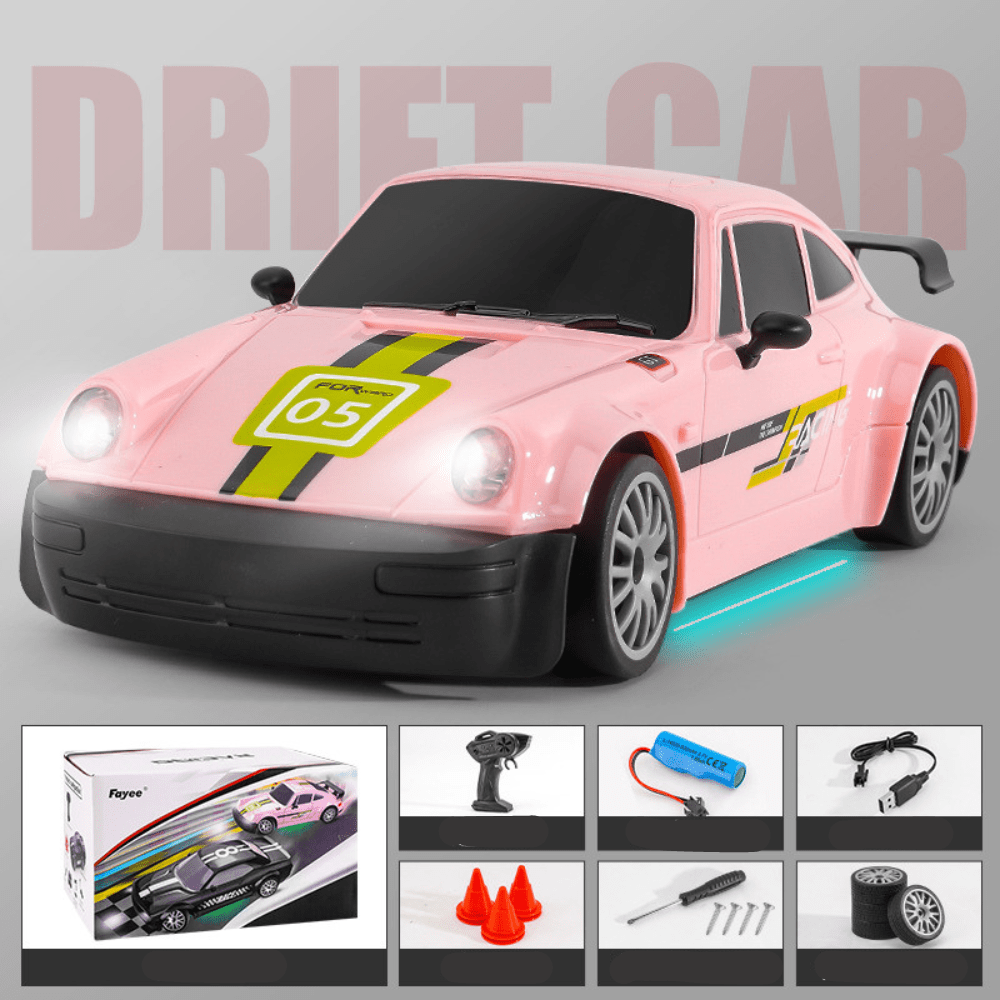 RC Car 1:24 Retro Drift Racer 2.4GHz 4WD