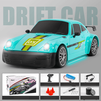 RC Car 1:24 Retro Drift Racer 2.4GHz 4WD