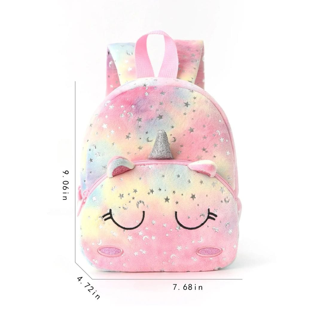 Unicorn Backpack for Girls Starry Night