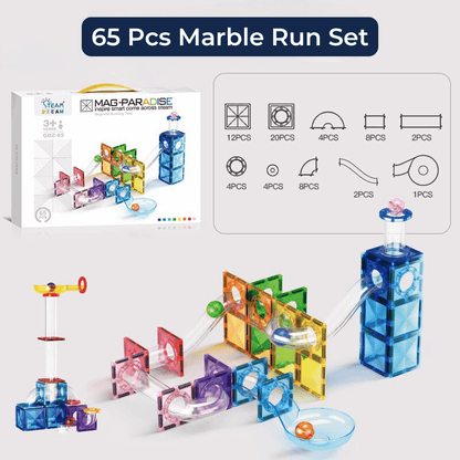 Magnetic Blocks Castle Building Set