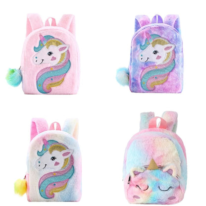 Unicorn Backpack Princess Soft Plush