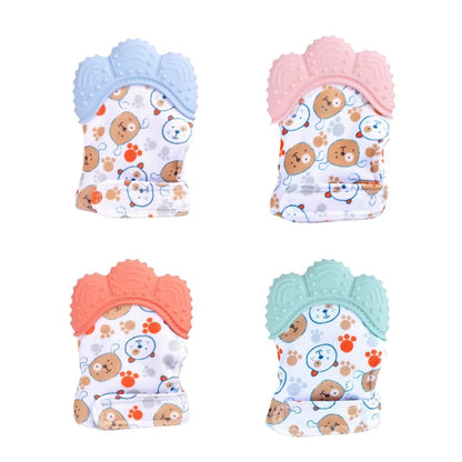 Silicone Baby Teether Mittens