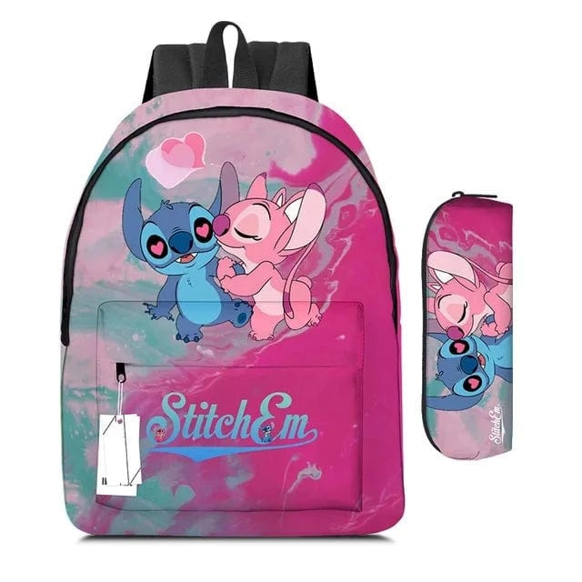 Stitch Backpack Cartoon Animation