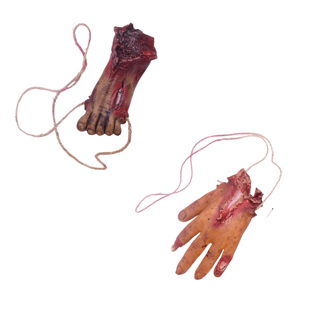 Halloween Decoration Bloody Hanging Body Parts