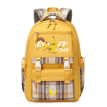 Pokemon Backpack Adjustable Oxford School Bag