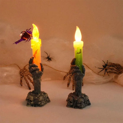 Halloween Decoration Skeleton Hand LED Candle