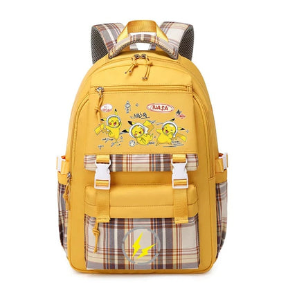 Pokemon Backpack Adjustable Oxford School Bag