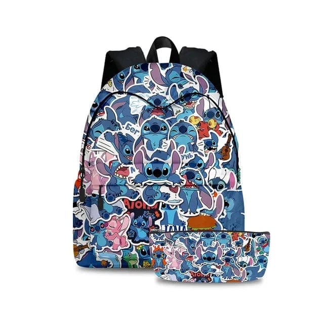 Stitch Backpack Cartoon Animation