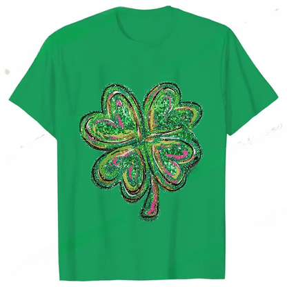 Glittery Irish Luck T-Shirt St. Patrick’s Day